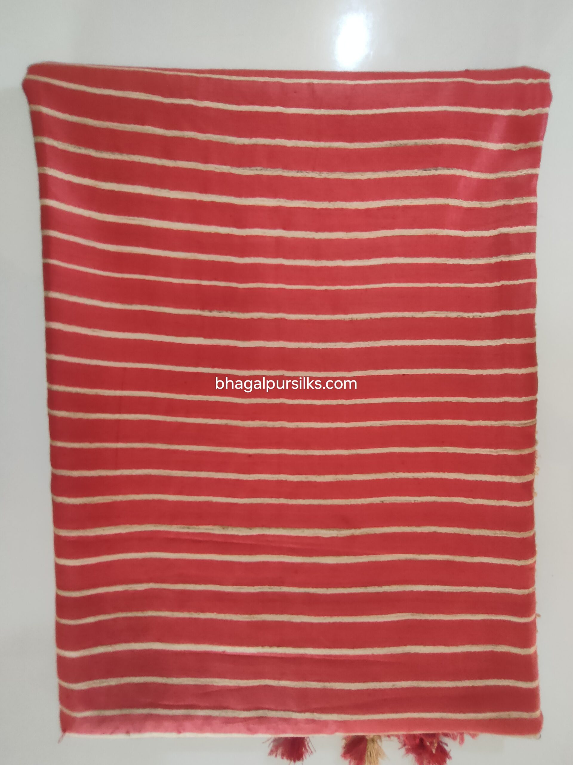 Pure Silk Tussar Ghicha Screen Printed Saree image 5
