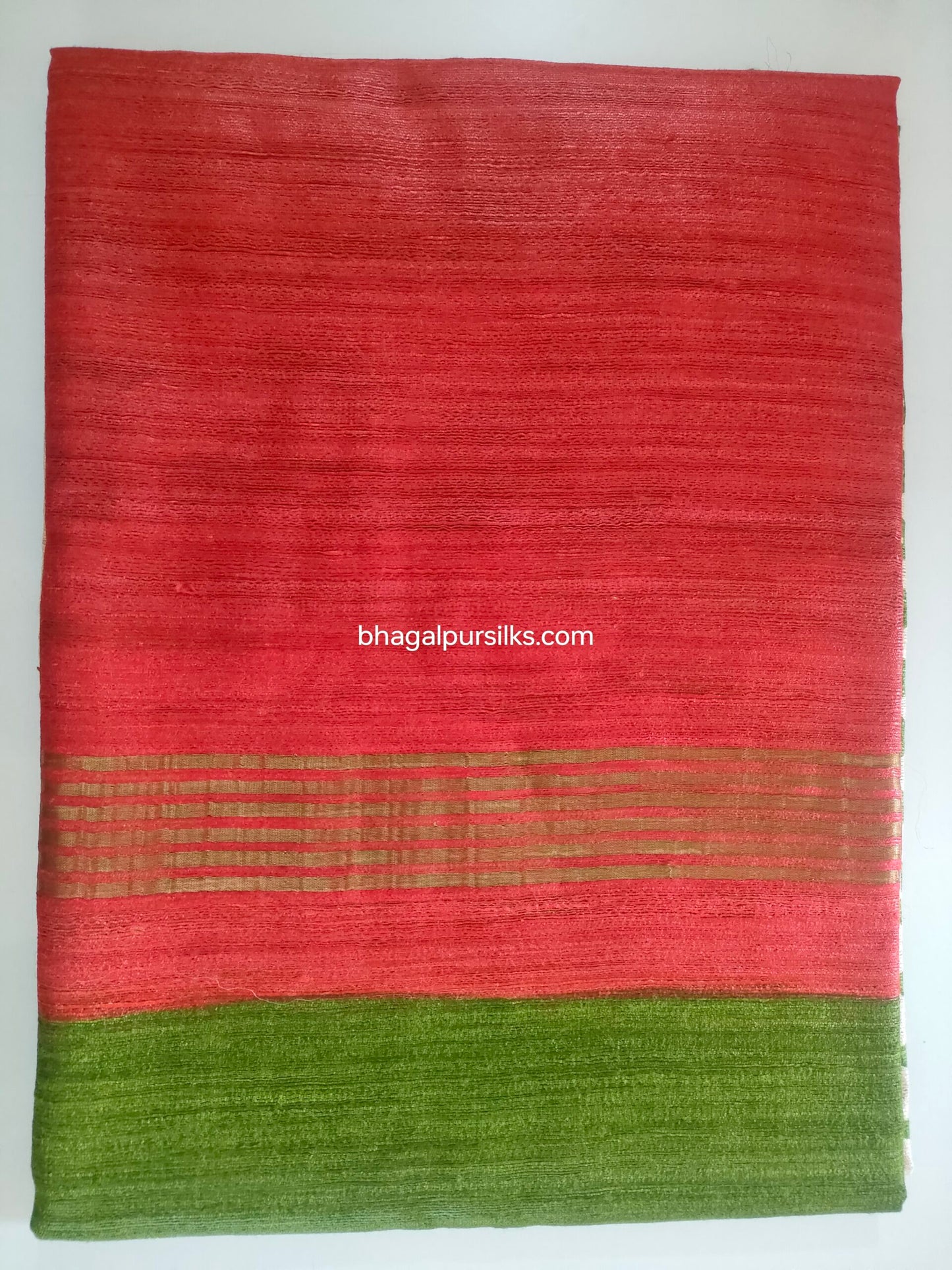Pure Silk Tussar Ghicha Screen Printed Saree image 4