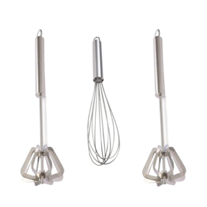 De' Luce Stainless Steel Spring Whisk Egg Beater Milk Blender for Blending, Whisking Pack of 3 (Copy)