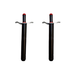 De' Luce Stainless Steel Gas Lighter Oxidizide Black Colour Lighter (Pack of 2)