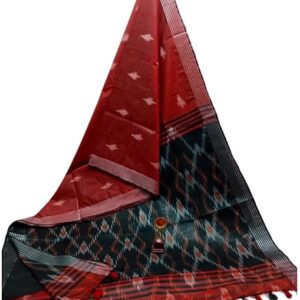 Bhagalpuri Handloom Pure Cotton Ikkat Saree for Women