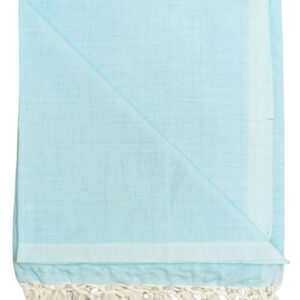 Bhagalpuri Andi Chadar Double Thread 53 X 96 inch Turquoise Blue