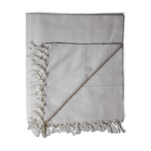 Bhagalpuri Andi Chadar Double Thread 53 X 96 inch White