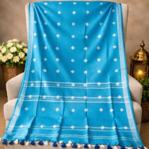 Cotton shibori saree