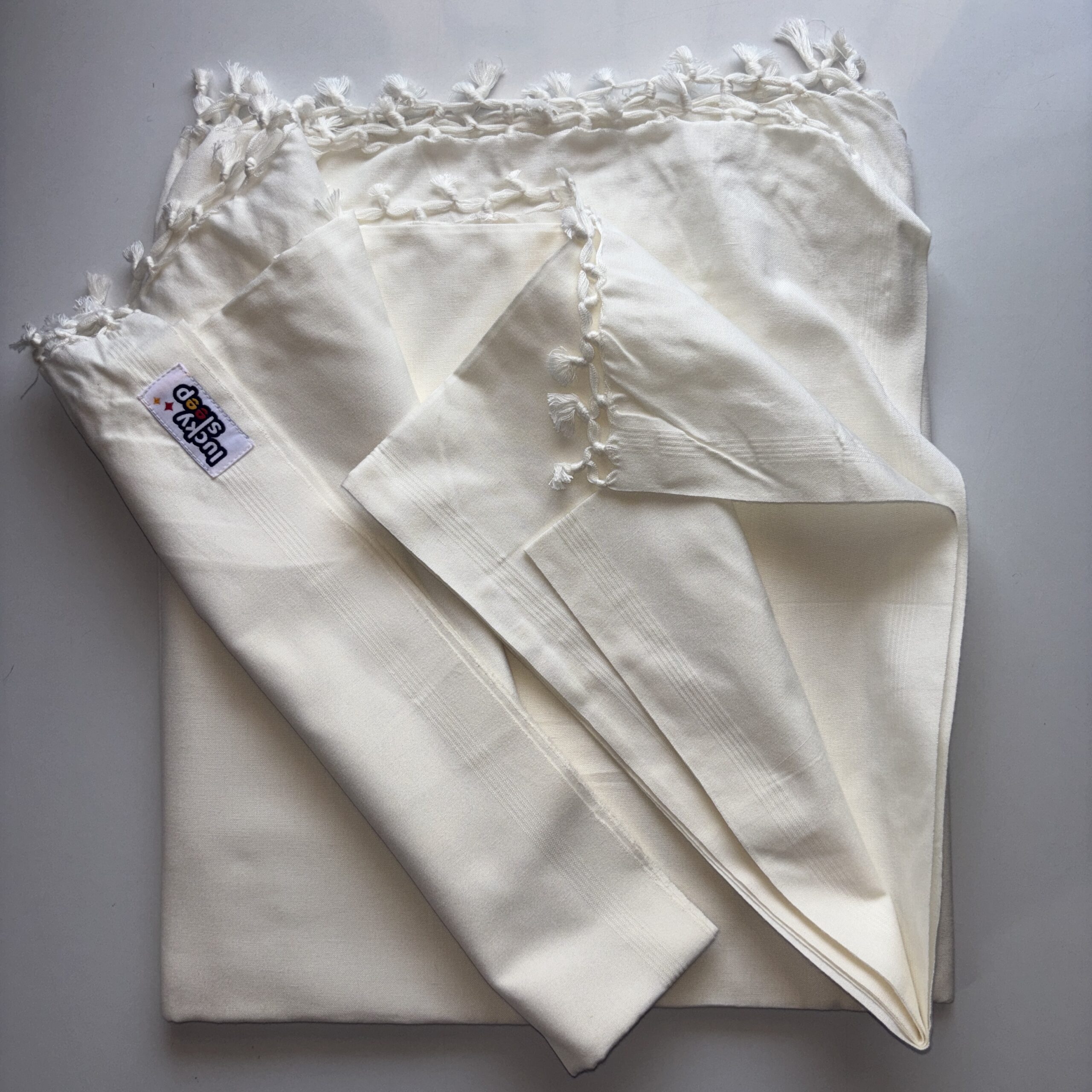 Lucky Sleep Bhagalpuri Andi Dull Chadar Double Thread 54 X 100 inch White - Image 4