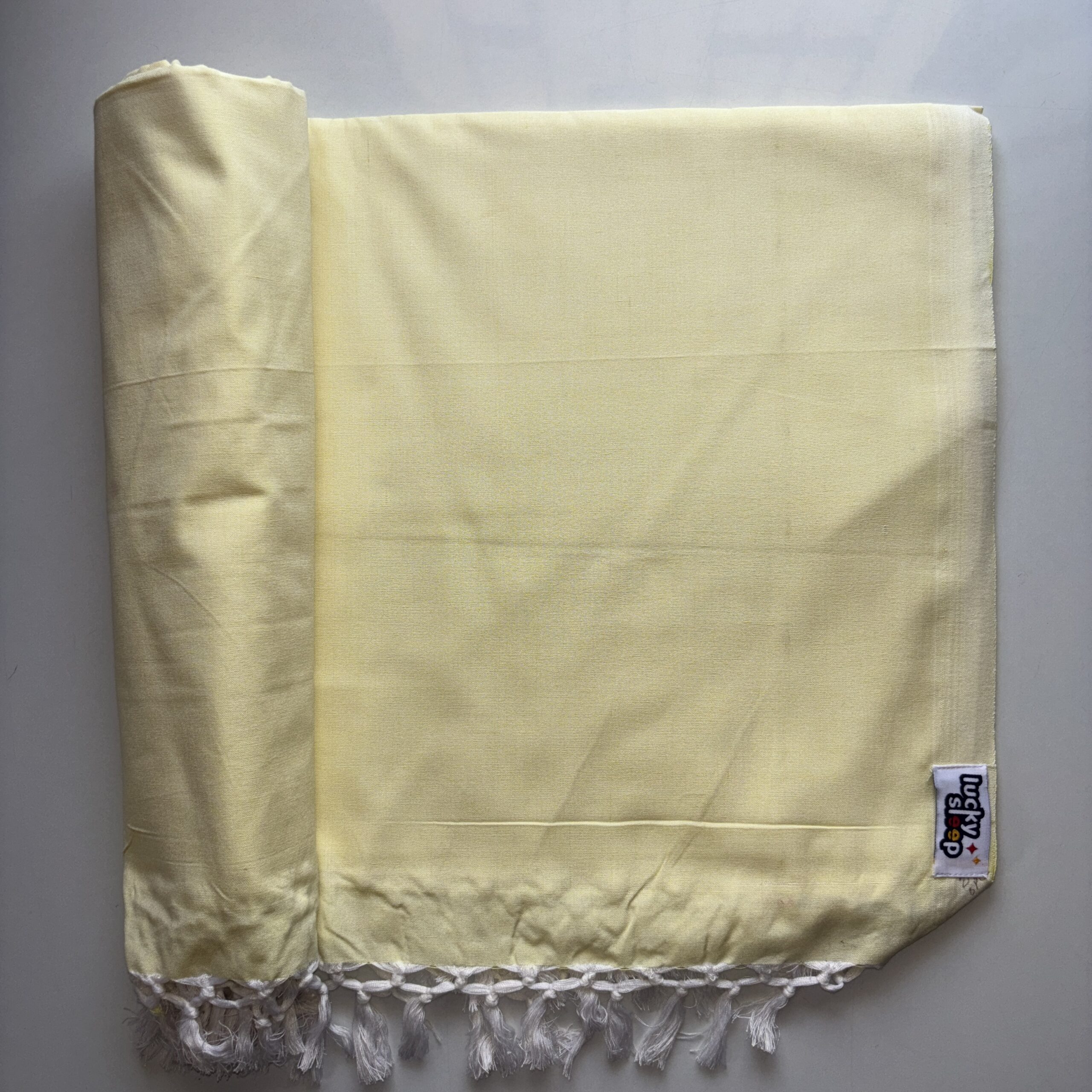 Lucky Sleep Bhagalpuri Andi Dull Chadar Double Thread 54 X 100 inch Lemmon - Image 3