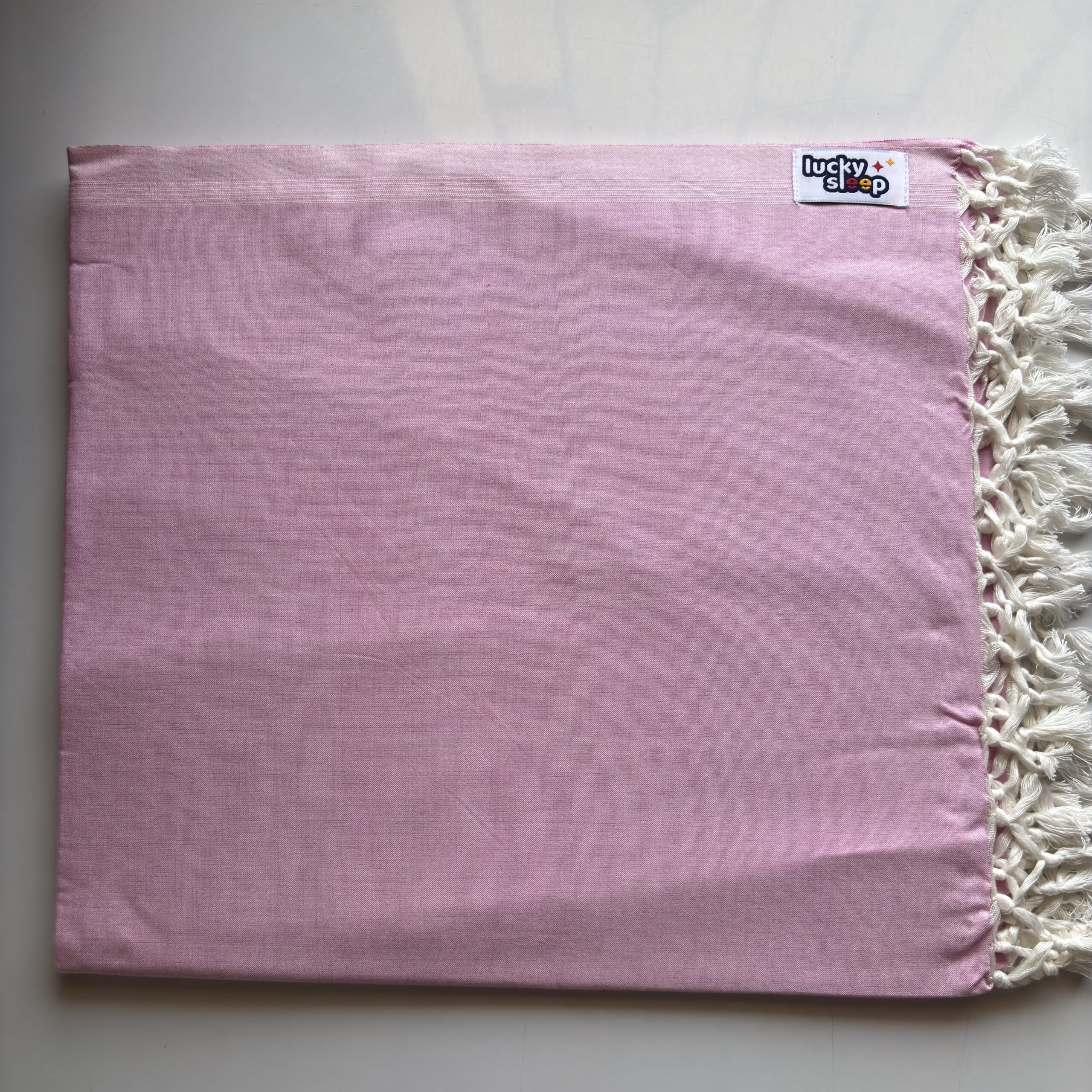 Lucky Sleep Bhagalpuri Andi Dull Chadar Double Thread 54 X 100 inch Pink - Image 2