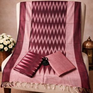 Ikkat Cotton unstitched salwar suit meterial