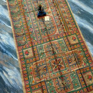 Tussar Ghicha Madhubani HandPainted Full Body Saree