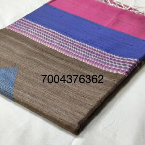 Handloom Woven Pure Dupion Silk Saree