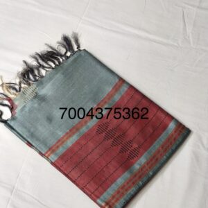 Handloom Woven Pure Dupion Silk Saree
