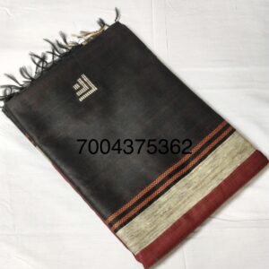 Handloom Woven Pure Dupion Silk Saree