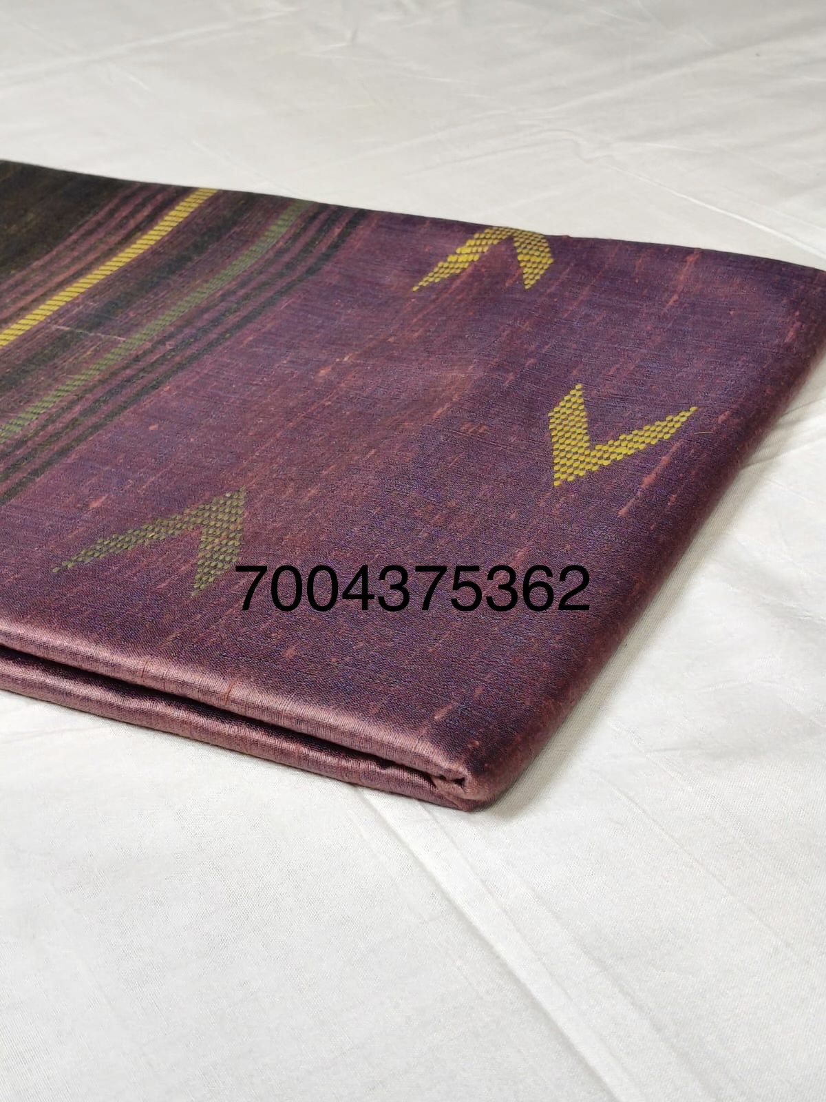 Handloom Woven Pure Dupion Silk Saree