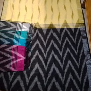 Bhagalpuri Handloom Pure Cotton Ikkat Saree for Women