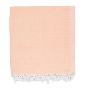 Lucky Sleep Bhagalpuri Andi Dull Chadar Double Thread 54 X 100 inch Peach