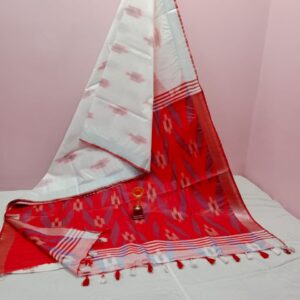 Bhagalpuri Handloom Pure Cotton Ikkat Saree for Women