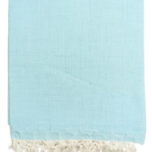 Bhagalpuri Andi Dull Chadar Double Thread 54 X 100 inch Turquoise Blue