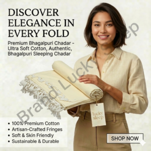 Lucky Sleep Bhagalpuri Andi Dull Chadar Double Thread 54 X 100 inch (1)