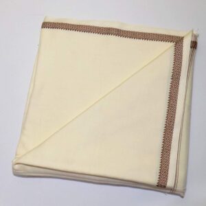 Lucky Sleep Bhagalpuri Deluxe Shawl Sleeping Chadar Cream