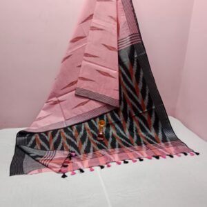 Bhagalpuri Handloom Pure Cotton Ikkat Saree for Women