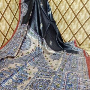 Handloom Tussar Ghicha...