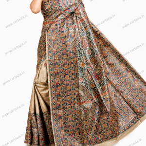 Home 37 pure-tussar-ghicha-silk-saree-madhubani