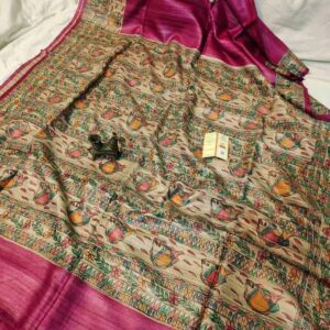 Handloom Pure Tussar...