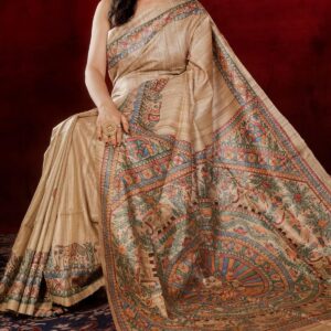 Handloom Pure Tussar...